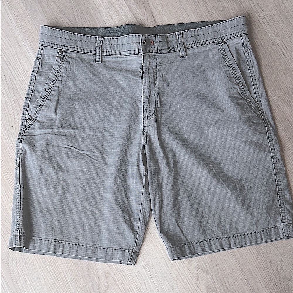 Weatherproof Men's Golf Shorts 36 Gray Hiking Cotton Stretch Casual Summer